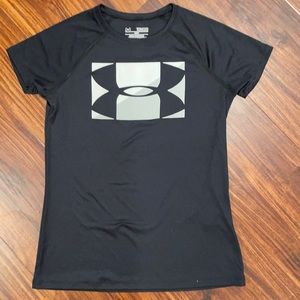 Under Armour Heatgear Tee, Girls Size YMD
